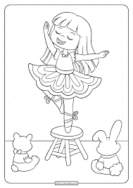 We hope there is something that you like but please come back regularaly as we are always updating our already large selection. Printable Ballerina Coloring Pages For Girls