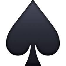 The suit of spades has a wealth of symbolic associations, from. Spade Suit Emoji Meaning Copy Paste