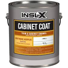 Cabinetcoat Insl X Cabinet Coat Enamel 1 Gal Kit White Satin Sheen Cc5501099 1k The Home In 2020 Painting Kitchen Cabinets Painting Cabinets New Kitchen Cabinets