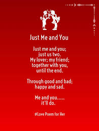 Part 1, stanzas 3 & 4. 15 Rhyming Love Poems For Her Cute And Romantic