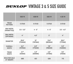 Buy Dunlop Vintage 3 5 Stud Tyres Demon Tweeks