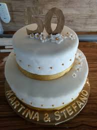 Goldene Hochzeit Fondant Blumen Torte Gold Goldene Hochzeit Torte Hochzeit Torten