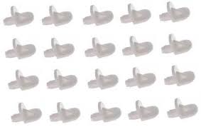 Maybe you would like to learn more about one of these? Concept4u Pack Of 20 Shelf Support Push In White Plastic Wardrobe Cabinet Shelves Holder Studs Bookcase Buy Online In Bahamas At Bahamas Desertcart Com Productid 48389060