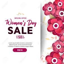 Since 2019, the women's march has been fighting back against the right's disinformation online. International Women S Day Sale Poster Royalty Free Cliparts Vectors And Stock Illustration Image 95041431