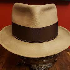 Vintage Borsalino Beaver Felt Fedora Borsalino Panama Hat