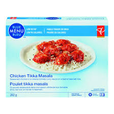 Couvrez et laissez mijoter pendant 15 minutes.… Poulet Tikka Masala Pc Menu Bleu Pc Ca