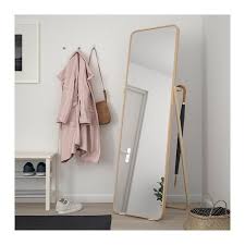 Ikornnes Floor Mirror Ash 20 1 2x65 3 4 Ikea Floor Mirror Standing Mirror Ikea Mirror