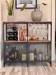 Fjallbo Shelf Unit Diy Hausbar Wohnung Wohnzimmer Wohnzimmer Bar