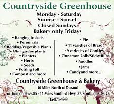 3 bedroom country home on approx. Hanging Baskets Countryside Greenhouse Bakery Coloma Wi