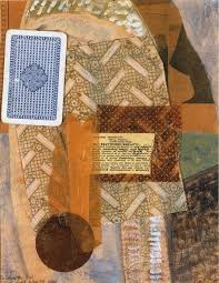 Kurt Schwitters Collage With Playing Card 1940 Oil Paper And Cardboard On Card 27 2 X 21 6 Cms 10 3 4 Kurt Schwitters Abstract Art Images Print Collage