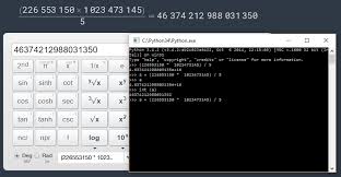 Python Calculation Error Stack Overflow