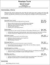 Write A Great Resume Penelope Trunk Careers