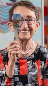 My show last night with @jill_haas_painter @bluestreakgallery was such a  flurry of activity that I only got one photo