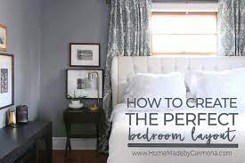 The smaller bed also leaves room for a large dresser, which we placed in front of the windows. Bedroom Layout Tips Whaciendobuenasmigas