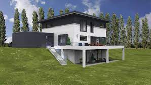 hanghaus wohnflaeche 278 m2 haus planung haus hanglage haus