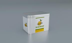 Download Free Psd Metal Round Tin Box Mockup