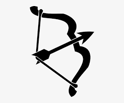 Download Bow Hunting Clipart Archery Black And White Clipart Bow And Arrow Transparent Png 426x598 Free Download On Nicepng