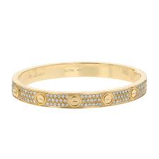 Maybe you would like to learn more about one of these? Cartier Love Pave Diamonds And Gold Bracelet Size 17