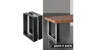 This is a beautiful homemade wood coffee table that is both traditional and stylish enough to fit perfectly in any living room. Artiss Coffee Table Legs 2 Pcs 30cm L X 40cm H Matt Blatt