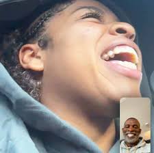 Ok I was face-timing my Babygirl “Bossy” @shelomisanders before her game  yesterday and I said Baby let me Pray for u & she closed her eyes and I  said “BABY YOU DRIVING