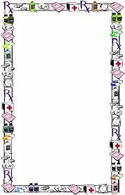 Nurses Frame Borders For Paper Word Borders Medical Posters