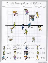 My Math Students Will Love This Zombie Naming Ordered Pairs Activity Its The Perfect Way To Practice Coord Coordinates Math Coordinate Graphing Learning Math
