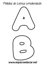 Que tal você fazer seus moldes de letras no word? Moldes De Letras Arredondados Para Imprimir Ou Baixar Completo Em Pdf