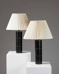 Pair Of Table Lamps B 071 Anonymous For Bergboms Sweden 1950s Vintage Table Lamp Table Lamp Table Lamps For Bedroom