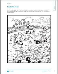 Click Here Http Ow Ly Sq4dn To Access The Atv Find And Seek Puzzle From Our Atv Safety Educational Packet Education Farm Scene Coloring Books