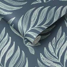 Botanica 396 L X 20 50 W Smooth Wallpaper Roll In 2021 Teal Wallpaper Blush Wallpaper Powder Room Wallpaper