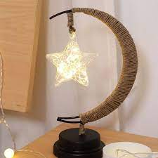 Half lamp shades give the same light protection, give the same style concept, and allow your to create sconces if you so desire. Half Moon Fairy Light Lamp Apollobox