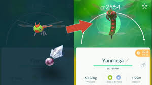 Evolving Yanma Into Yanmega Pokemon Go Gen 4 Evolution