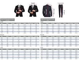 Suit Coat Size Mens Suits Jacket Size Chart Boys Suit Coat