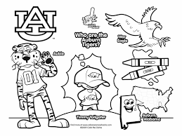Push pack to pdf button and download pdf coloring book for free. Auburn Tigers Football Coloring Pages Coloring Home