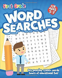 Word games for first grade. Amazon Com First Grade Word Searches 80 Puzzles 1000 Words Hours Of Educational Fun For Ages 5 7 9781950601042 Guido Zack Libros