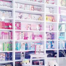 Ikea Bookshelves For Manga Cute Room Ideas Otaku Room Kawaii Room