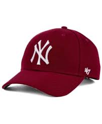 47 Brand New York Yankees Mvp Cap Red Adjustable 47 Brand Yankee Cap New York Yankees