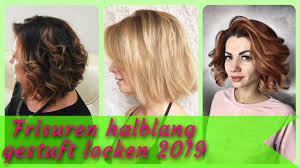 Das problem mit den nervigen locken. Die Coole 20 Ideen Zu Frisuren Halblang Gestuft Locken 2019 Youtube