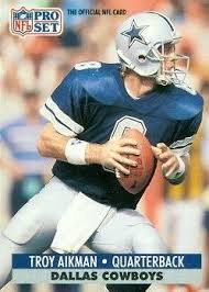 Danny, danny, and craig use quotes from 'talladega nights: Troy Aikman Football Card Dallas Cowboys 1991 Pro Set