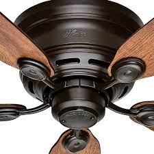 Durant low profile 54 inch. 42 Inch Hunter Fan Low Profile Iv New Bronze Ceiling Fan Without Light 51061 Destination Lighting