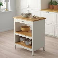 Tornviken Kitchen Island Off White Oak Width 28 3 8 Ikea In 2020 Freestanding Kitchen Island Grey Kitchen Island Ikea Kitchen Island