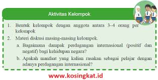 Kunci Jawaban Ips Kelas 9 Halaman 159 Aktivitas Kelompok Kosingkat