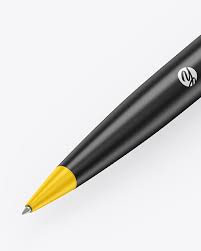 The qualitative and absolutely free mockup it is a great opportunity for designers and creators to make presentations and to get some fresh inspiration. Matte Pen Mockup In Stationery Mockups On Yellow Images Object Mockups