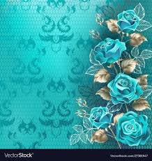 Poshmark makes shopping fun, affordable & easy! Composition Of Turquoise Roses With Leaves Of White Gold And Contour White Leaves On Turquoise Lace Backgr Flower Wallpaper Glitter Phone Wallpaper Flower Art