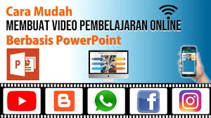 Cara Membuat Video Pembelajaran Online Berbasis Powerpoint Di 2020 Belajar Youtube Video