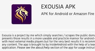Download the exousia apk latest version. Exousia Apk Download For Firestick Android Tv Kfiretv