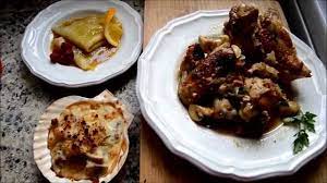 Entrée (starter) plat principal (main course) cheese and salad. Cooking A Classic French Dinner Party Menu Youtube