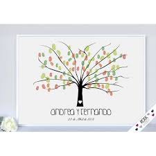 Escoge entre nuestros diseños y si no tenemos algo que te guste, escríbenos y diseñaremos algo para ti. Arbol Huellas Boda Lamina Huella Turke
