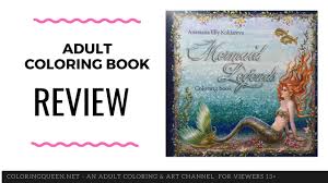 Share on facebook share on twitter share on google plus. Mermaid Legends Coloring Book Review Anastasia Elly Koldareva Youtube