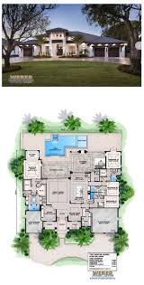 Beach House Plan Transitional West Indies Caribbean Style Floor Plan Beach House Plan Beach House Plans Beach House Flooring